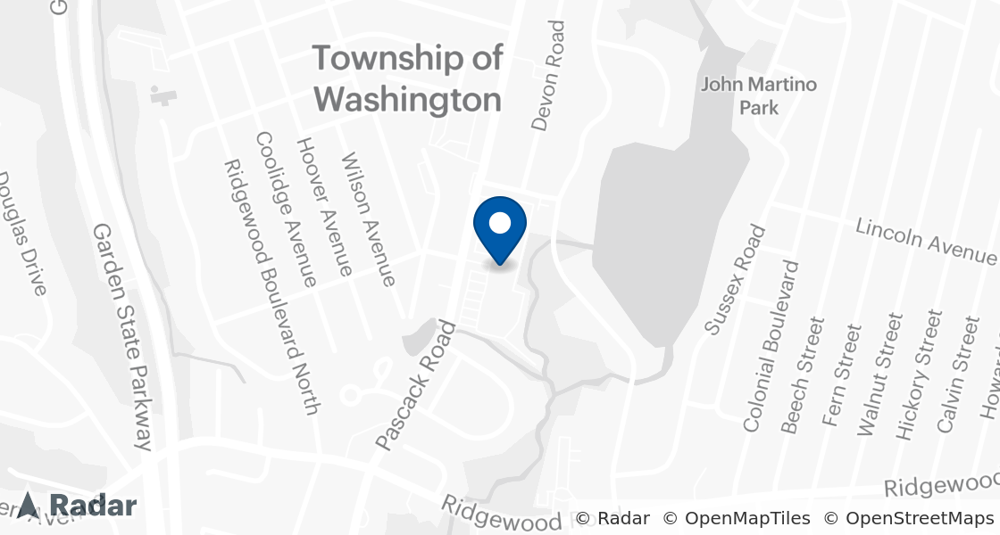 Map of Dairy Queen Location:: 291 Pascack Road, Washington Township, NJ, 07675